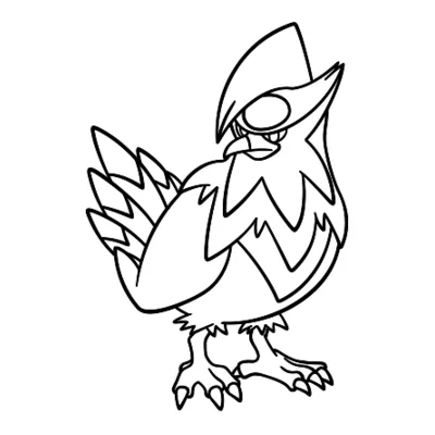 Coloriage Étouraptor