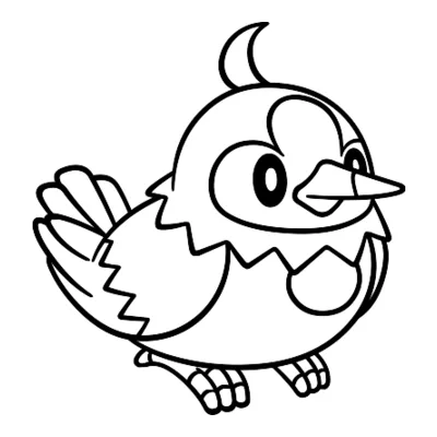 Coloriage Étourmi