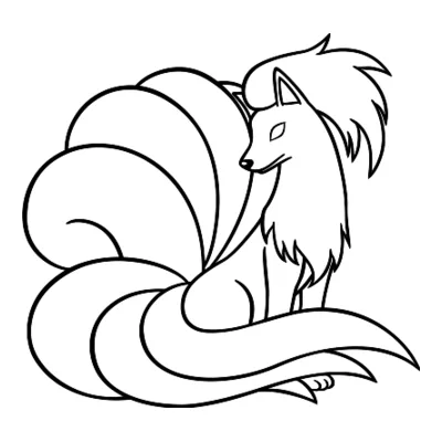 Coloriage Feunard