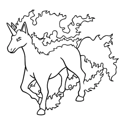 Coloriage Galopa