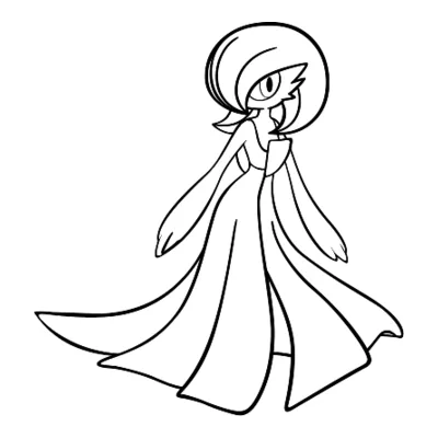 Coloriage Gardevoir
