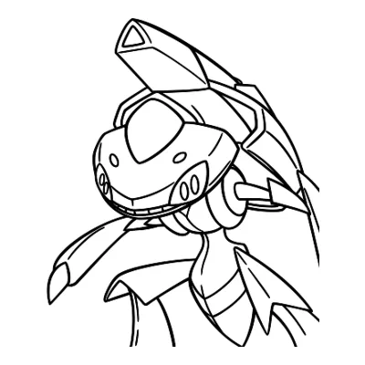 Coloriage Genesect