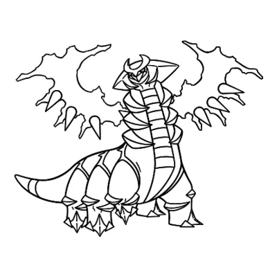 Coloriage Giratina