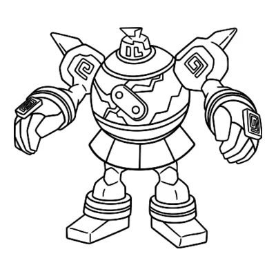 Coloriage Golemastoc