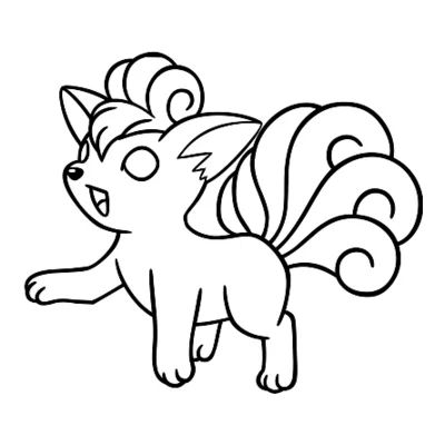Coloriage Goupix
