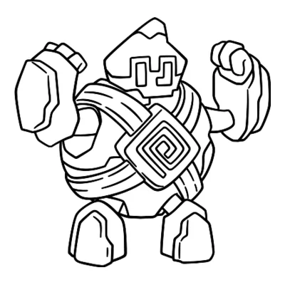 Coloriage Gringolem