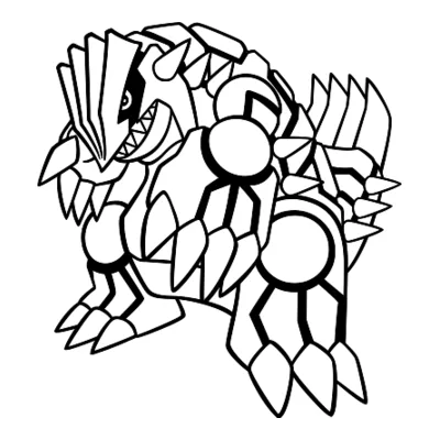 Coloriage Groudon