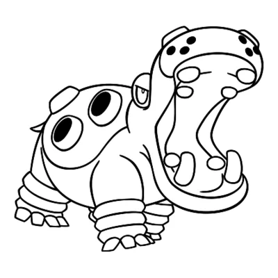 Coloriage Hippodocus