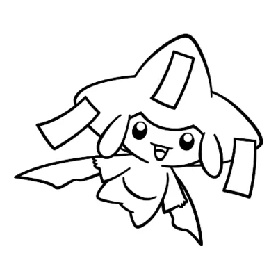 Coloriage Jirachi