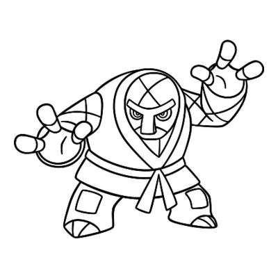 Coloriage Judokrak