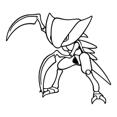 Coloriage Kabutops