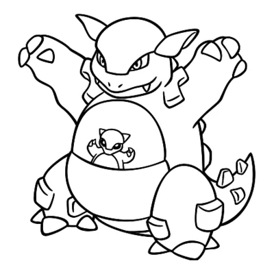 Coloriage Kangourex