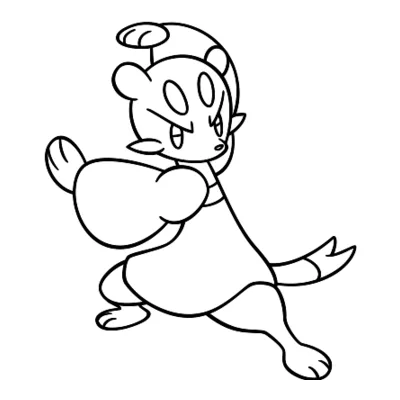 Coloriage Kungfouine