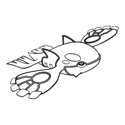 Coloriage Kyogre