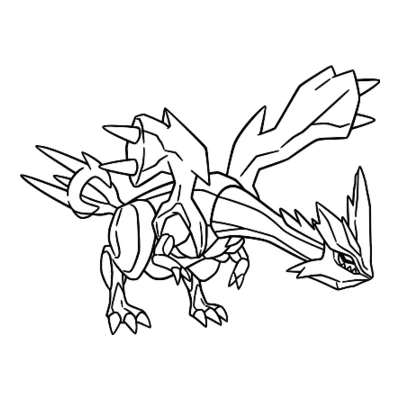 Coloriage Kyurem