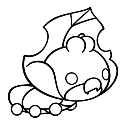 Coloriage Larveyette