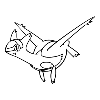 Coloriage Latias