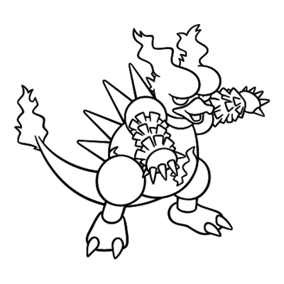 Coloriage Magmar