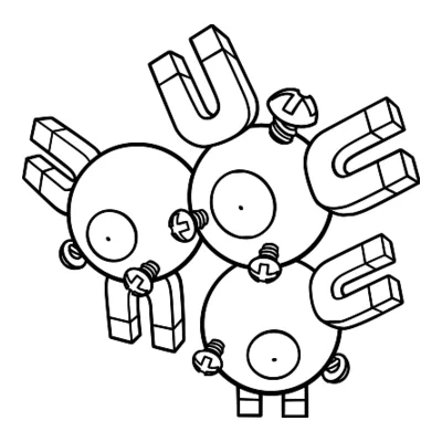 Coloriage Magnéton