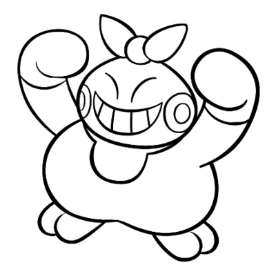 Coloriage Makuhita