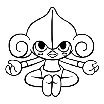 Coloriage Méditikka