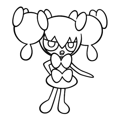 Coloriage Mesmérella