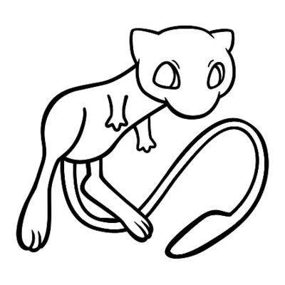 Coloriage Mew