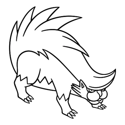 Coloriage Moufflair