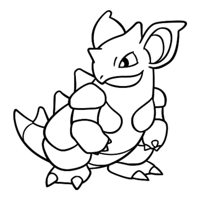 Coloriage Nidoqueen