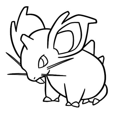 Coloriage Nidoran♀