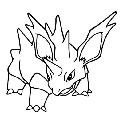 Coloriage Nidorino