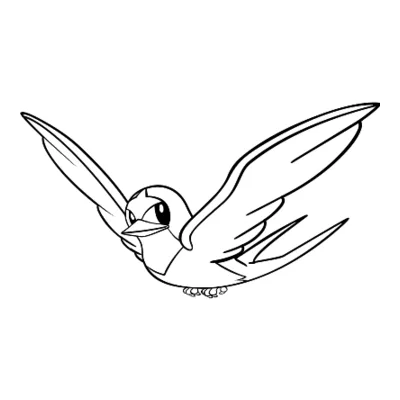 Coloriage Nirondelle