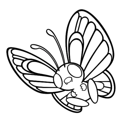 Coloriage Papilusion