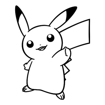 Coloriage Pikachu