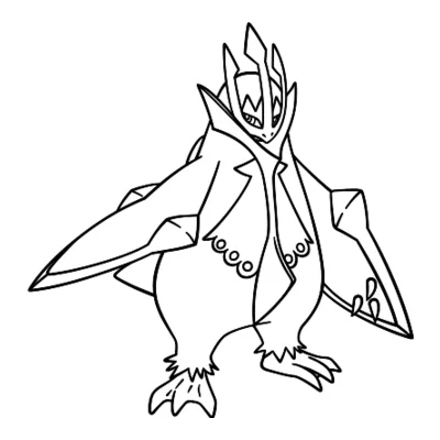 Coloriage Pingoléon