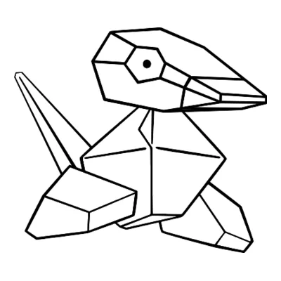 Coloriage Porygon