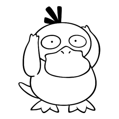 Coloriage Psykokwak