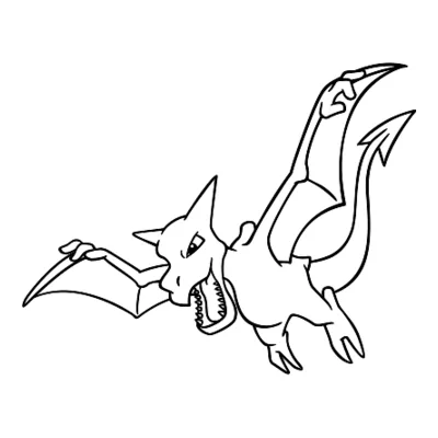 Coloriage Ptéra