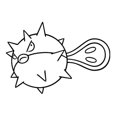 Coloriage Qwilfish