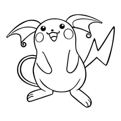 Coloriage Raichu