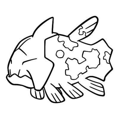 Coloriage Relicanth