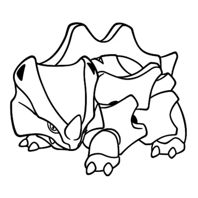 Coloriage Rhinocorne