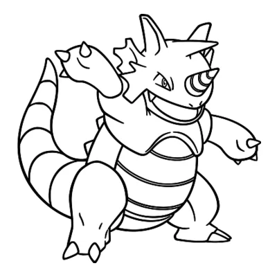 Coloriage Rhinoféros