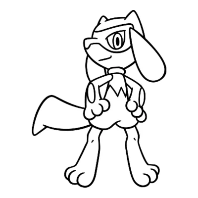 Coloriage Riolu