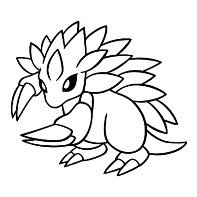 Coloriage Sablaireau