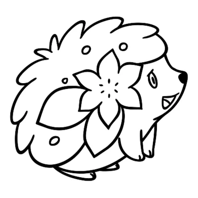 Coloriage Shaymin