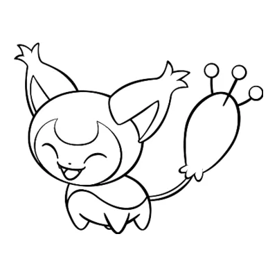 Coloriage Skitty