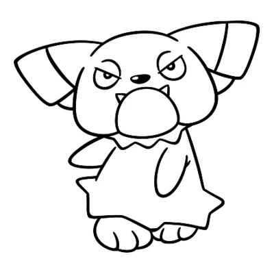 Coloriage Snubbull