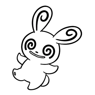 Coloriage Spinda