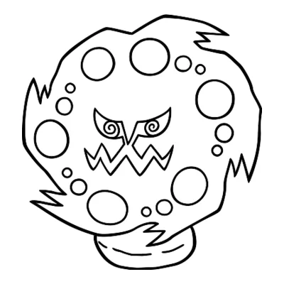 Coloriage Spiritomb
